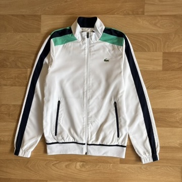 Vintage Lacoste white track jacket we sold on Vinted