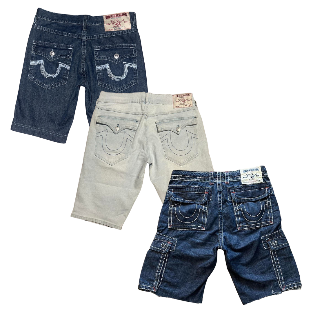 25x TRUE RELIGION SHORTS — wholesale bundle from a vetted UK/EU supplier